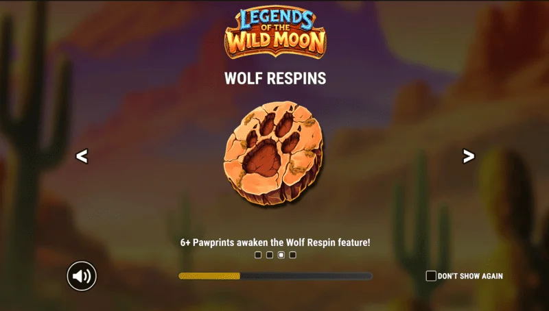Legends of the Wild Moon - ana ekran makaralarla